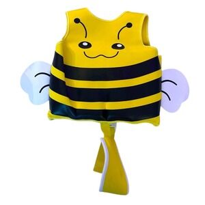NEW‎ Kids Swim Vest Bee Puddle Jumper Learn to Swim Aid Yellow Black 3-5 yrs